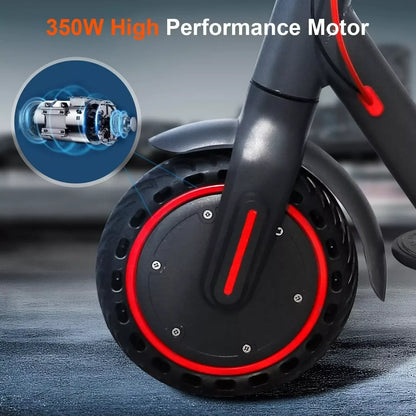 AOVOPRO LP60 Electric Scooter 350W – 19mph Foldable E-Scooter with 8.5" Tires, 16 Mile Range for Adults
