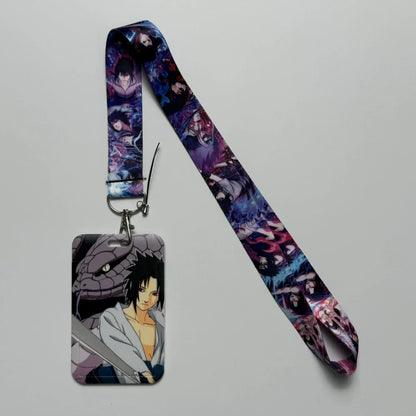 Japanese Anime Credential Holder Lanyard for Key, Card Badge, Gym Keychain Accessories