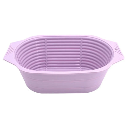 Collapsible Silicone Bread Proofing Basket – Non-Stick Fermentation Basket for Sourdough and Various Bread Baking