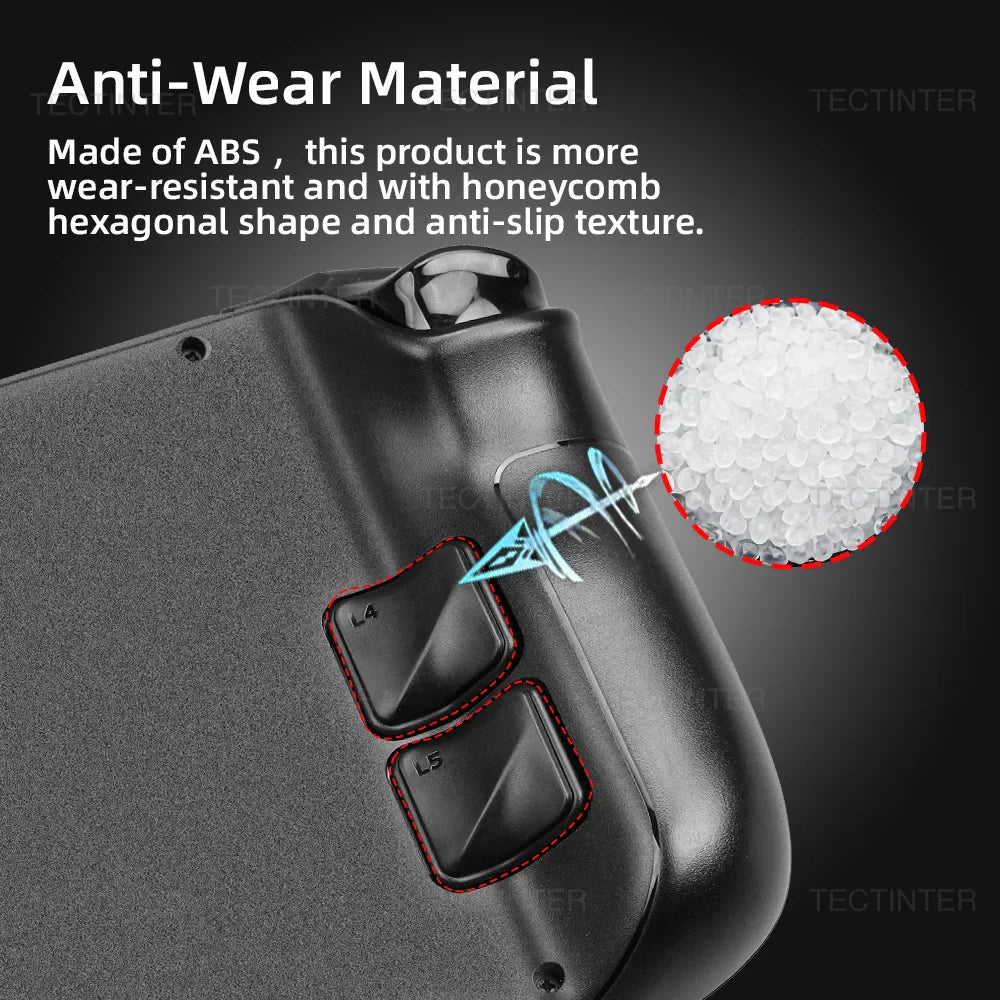 Back Button Enhancement Set for Steam Deck — Non-Slip Grip Pads Protective Kit for Steam Deck OLED Accessories