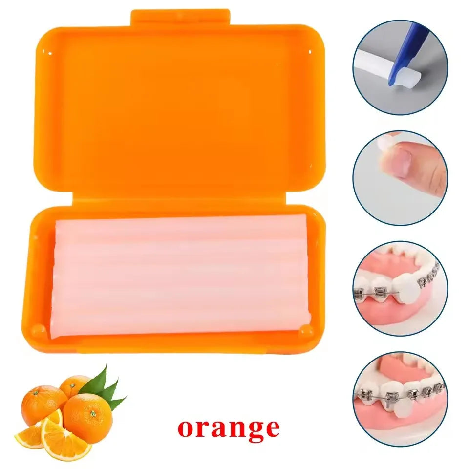 Fruit Flavored Orthodontic Relief Wax for Braces – 5 Scent Dental Protection Wax for Lips & Gums