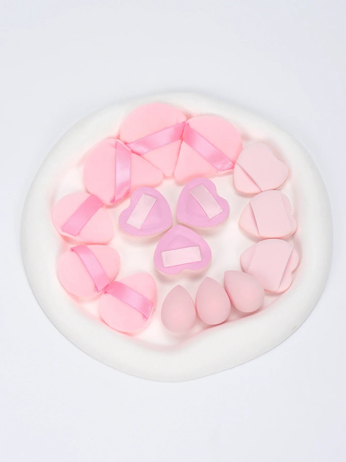 15/30/60 Mini Makeup Sponges – Beauty Powder Puff for Concealer, Liquid Foundation & Face Cosmetics