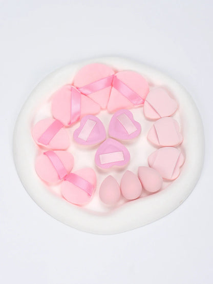 15/30/60 Mini Makeup Sponges – Beauty Powder Puff for Concealer, Liquid Foundation & Face Cosmetics