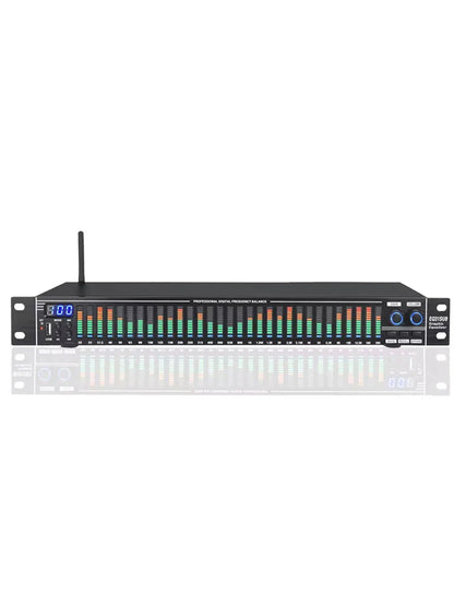 EQ31SUB Digital Equalizer - 31 Stage Tuner for Professional Stage Performance & Noise Reduction