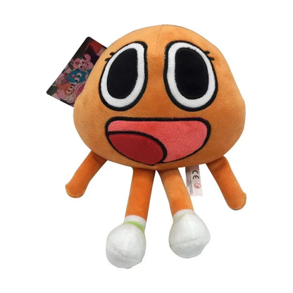 25cm Miniko Plush Toys – Gumball Cartoon Characters Darwin & Anais Stuffed Cat & Bunny for Kids Birthday Gifts