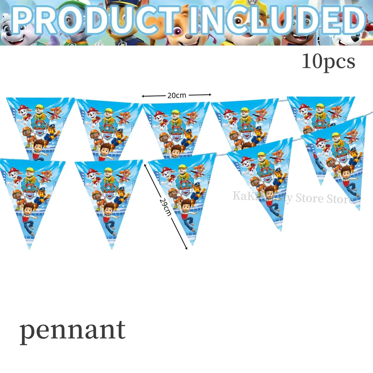 PAW Patrol Birthday Party Supplies Set – Tablecloth, Plates, Cups & Balloons Kids Party Decor for Birthday, Baby Shower & Favors