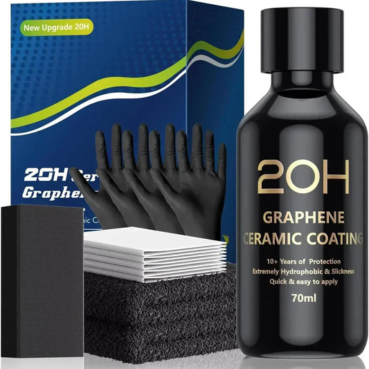 Graphene Ceramic Coating 20H/12H — Self-Healing UV Protection Car Detailing Coating for Long-Lasting Shine