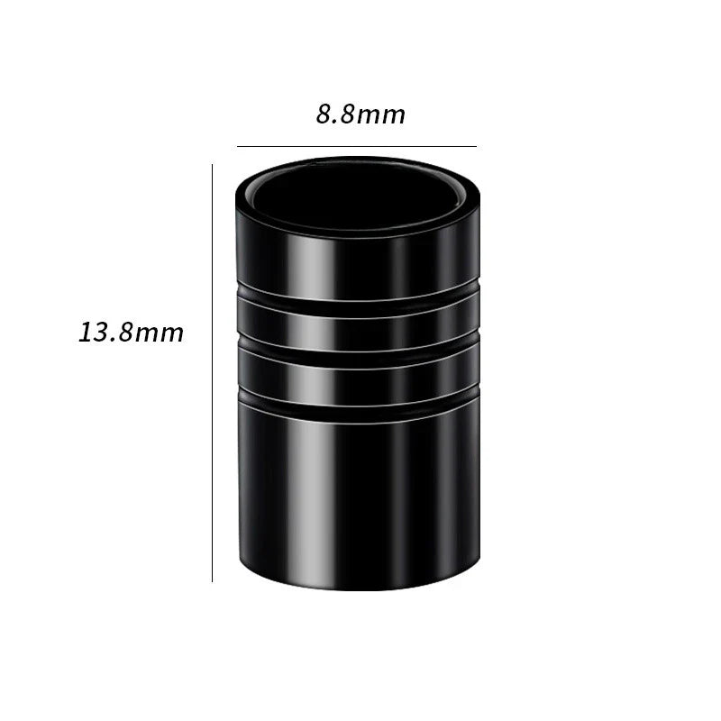 4PCS DC Comics Batman Car Tire Valve Caps — Knurled Aluminum Waterproof Accessories & Universal Car Gift