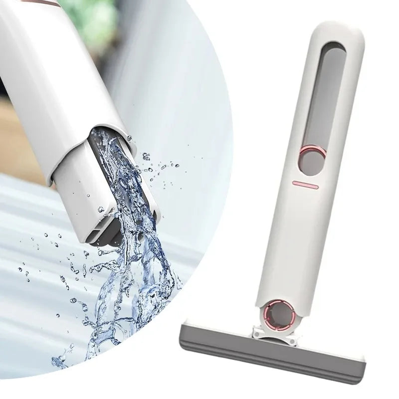 Mini Squeeze Mop - Versatile Cleaning Tool for Home, Kitchen, Car, Desk, and Glass Surfaces
