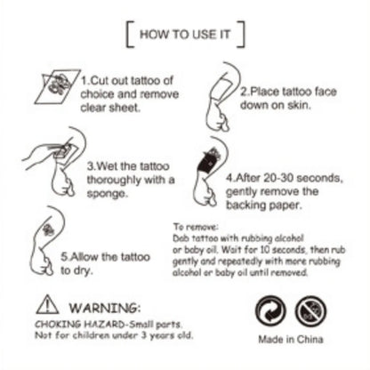 20-25pcs Rumi KPop Demon Hunters Temporary Tattoo Stickers – Cute Cartoon Waterproof Tattoos, Fun Party Gift Ideas