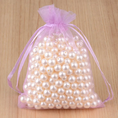 100pcs Organza Gift Bags – 7×9, 9×12, 10×15, 13×18cm Wedding & Jewelry Pouches