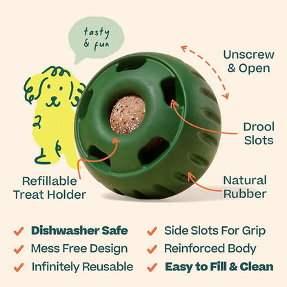 Silicone Interactive Dog Chew Toy & Treat Mold – Boredom Relief Pet Toy for Healthy Training and Enrichment