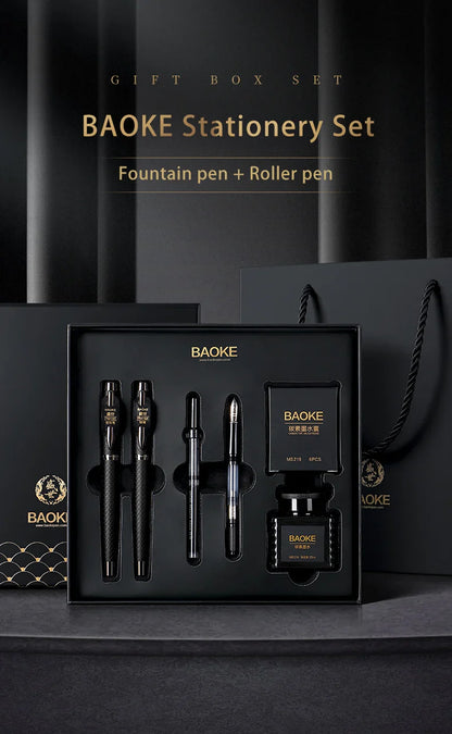 BAOKE T18 Luxury Fountain Pen & Roller Pen Set – Exquisite Gift Set