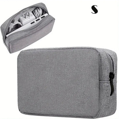 Digital Portable Organizer Case – Travel Storage Bag for Headphones, Chargers, USB Cables & Accessories