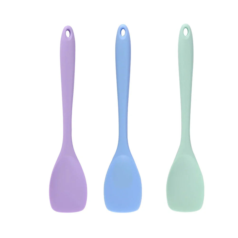 Silicone Flat Head Shovel – All-Inclusive Non-Stick Salad Spoon & Kitchen Spatula Utensil
