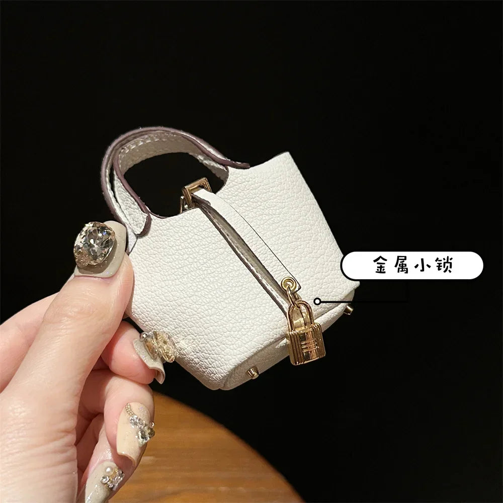 New Mini House Small Bag – Handheld Portable Bluetooth Earphone Bag, Zero Wallet, and Multifunctional Hand Rope Pouch