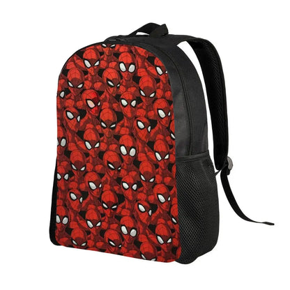 Custom Spider-Man Web Backpack – Water-Resistant School & College Bag for Men and Women