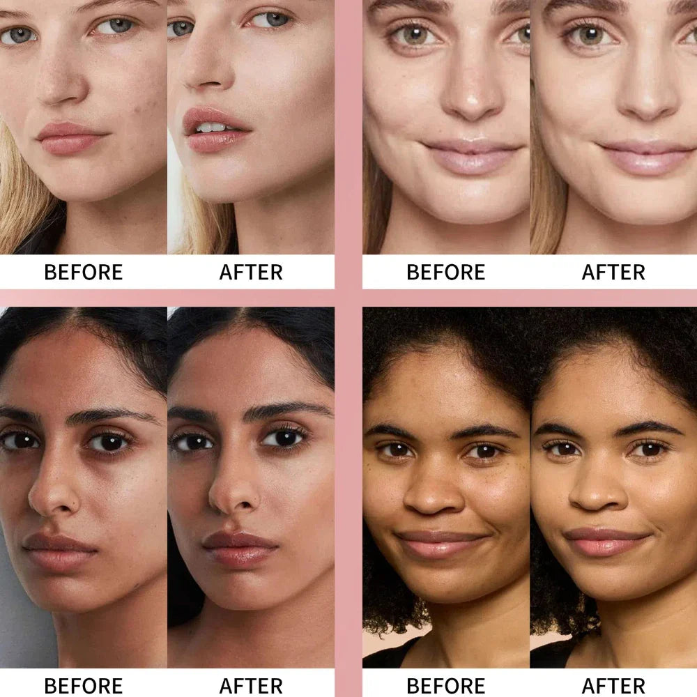 BB Cream Air Cushion Foundation - Full Coverage, Waterproof & Long-Lasting Brightening Makeup for Women - Korean Cosmetics