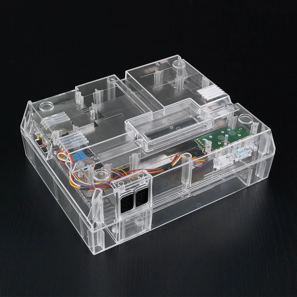 Bitfunx Transparent Replacement Shell – Protective Housing for NES Nintendo Console