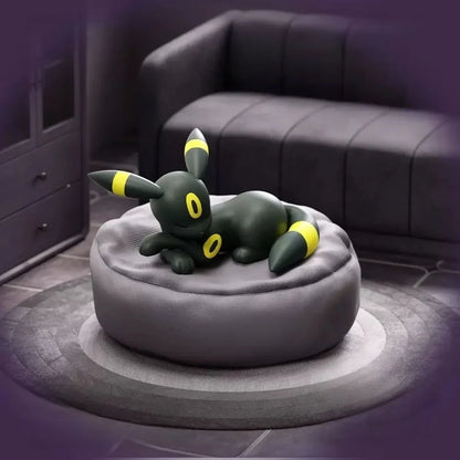 Anime Pokémon Eevee Family Sleeping Figures – Sylveon, Umbreon & Vaporeon Model Toy Gift