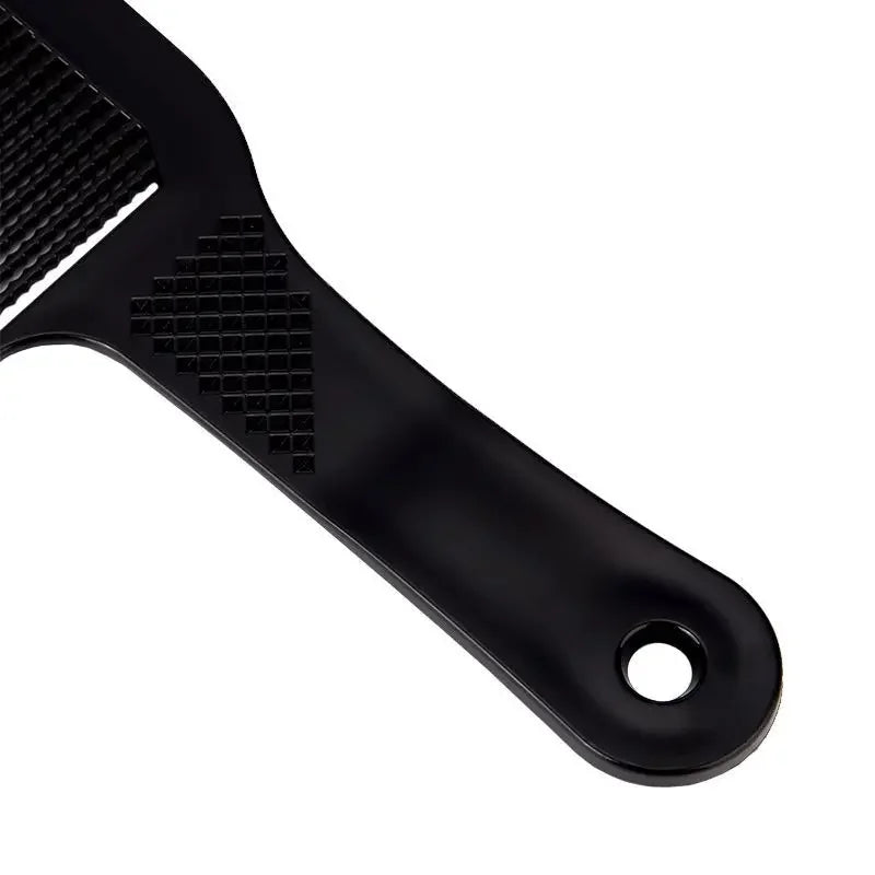 Professional Salon Hair Clipper Accessory – Flat Head Cut Comb, Anti-Static, Wide Tooth Hair Styling Brush for Men