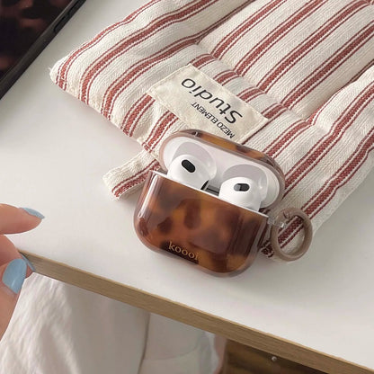 Cool IMD Amber Earphone Case — Protective Cover for Apple AirPods 1/2/3/4 & AirPods Pro 2 Wireless Bluetooth Charging Box