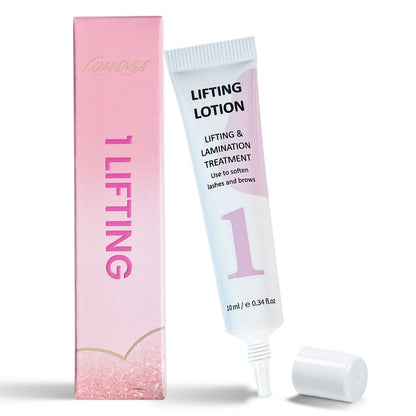 Lomansa Lash Lift Kit - Eyelash Perm & Eyebrow Lamination Set with Step 1#2#3#4 Lifting Lotion Tools