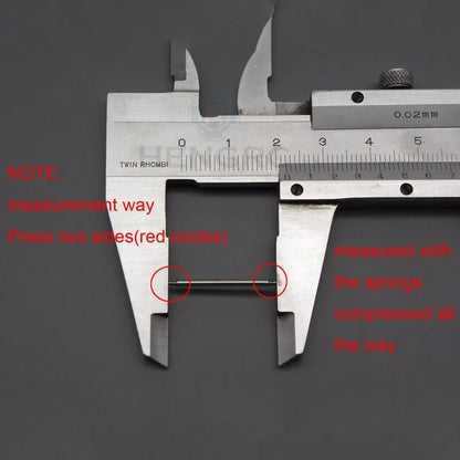 270pcs Stainless Steel Spring Bars Set – 8mm to 25mm for Watchband Strap Repair & Watch Accessories