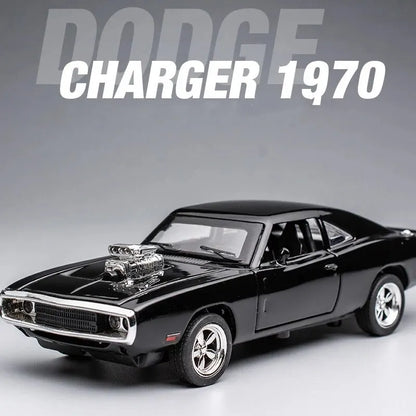 1:32 1970 Charger Alloy Diecast Model Car – Pull-Back Mini Vehicle Toy for Kids & Collectors