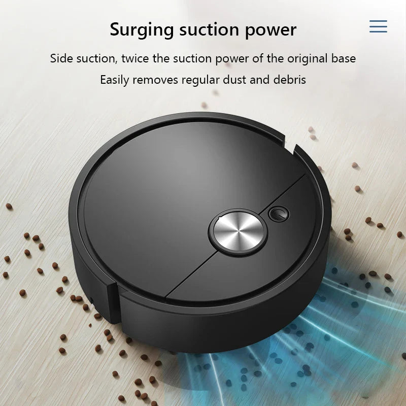 3-in-1 Robot Vacuum Cleaner & Mop – Rechargeable Sweeping Machine for Pet Hair & Deep Floor Cleaning