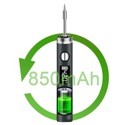 USB 5V 8W Portable Soldering Iron with Lithium Battery – Electric Welding Repair Tool for Electronics, DIY & Mobile Repair Work