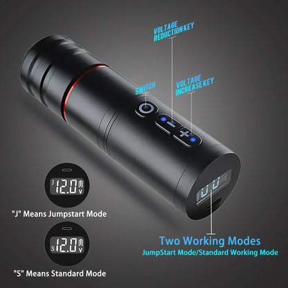 Ambition Ninja Pro Wireless Tattoo Machine – Portable Rotary Pen with 2400mAh Battery & Coreless Motor for Artists