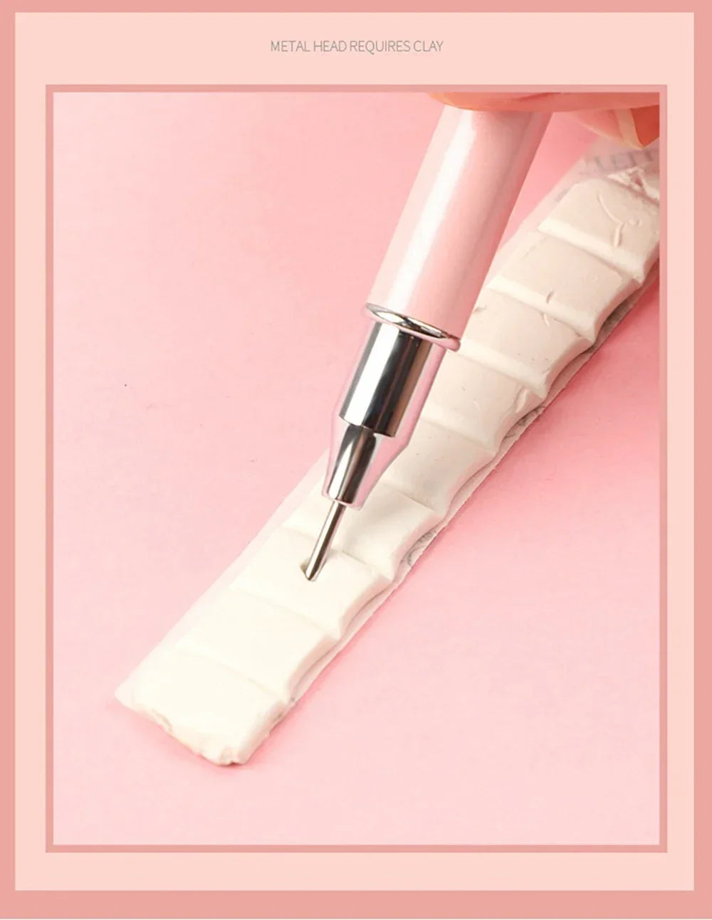 New Diamond Painting Pen Tool – Double-Head Multifunctional Nail Pen, Metal Material, Diamond Painting Accessories