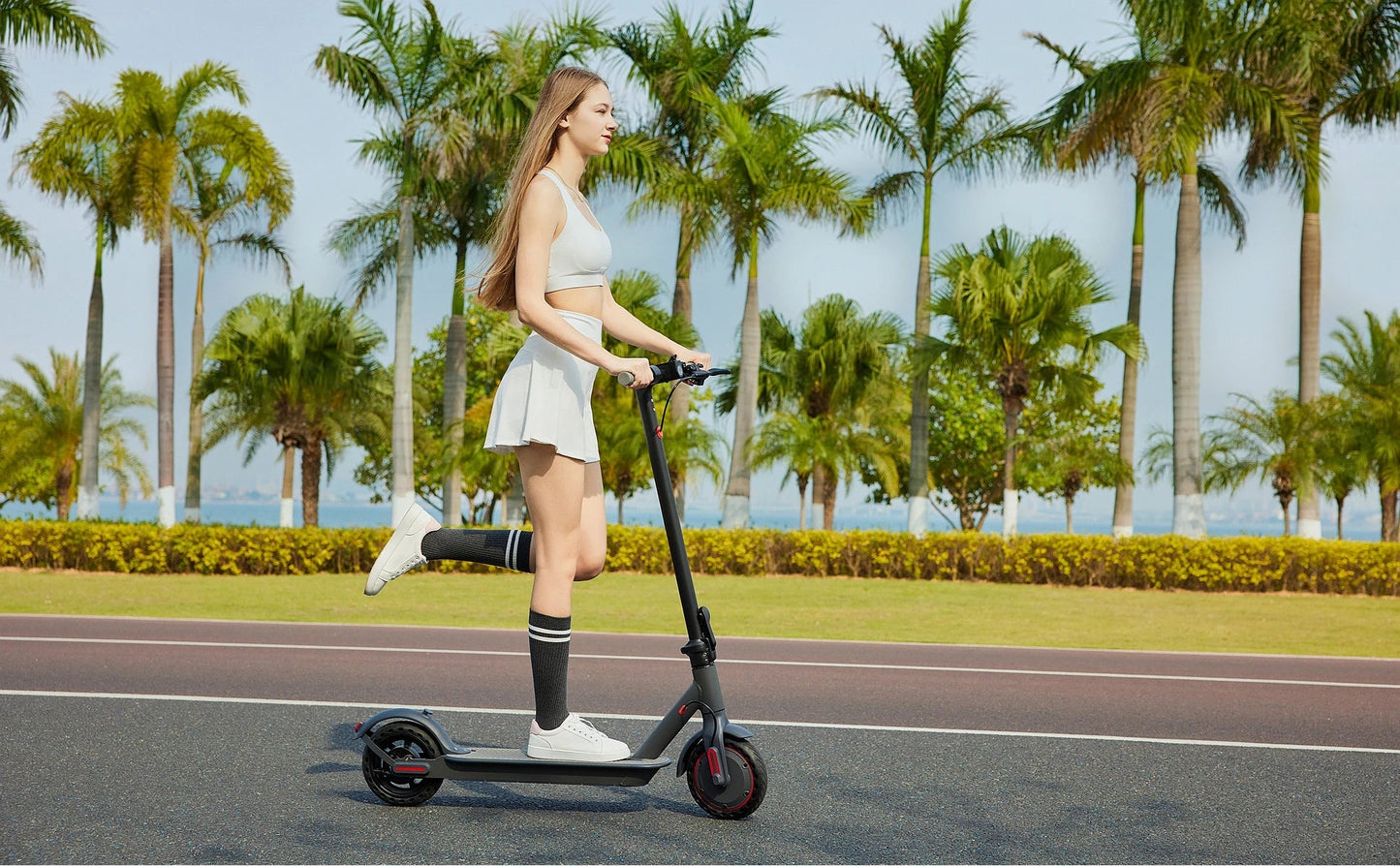 G5.0 Electric Scooter 36V — 10.5Ah Battery, 21-Mile Range, 19MPH, 350W Motor, 8.5-Inch Tires, Foldable E-Scooter