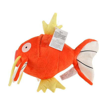 Pokemon Kawaii Magikarp Plush Toy – Cute Cartoon King of Carp Stuffed Doll Pillow Gift for Kids and Friends