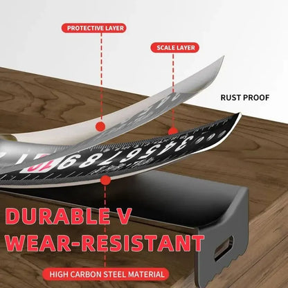 High-Precision Measuring Tools — 3/5/7.5M Waterproof & Anti-Corrosion Tape Measure for Woodworking & Household Use