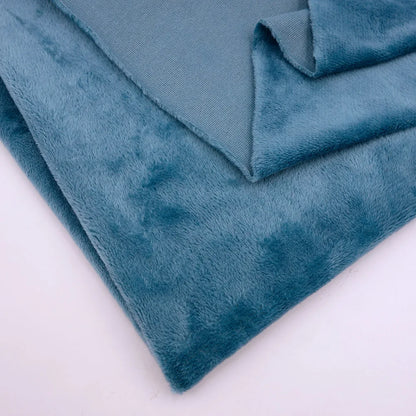 160CM/63" Wide Minky Plush Fabric – Super Soft Flannel Fabric for DIY Dolls, Toys, and Crafts, Sold by the Meter