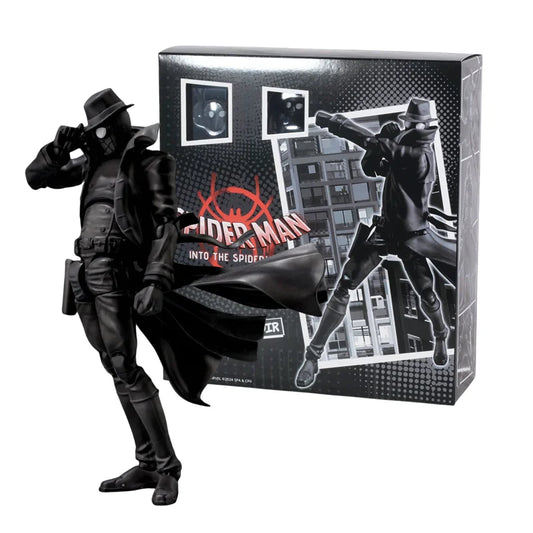 Spider-Man Noir Marvel Legends SHF Action Figure – Peter Parker Ultimate Black Spider-Man Earth-90214, Kids Gift Toy