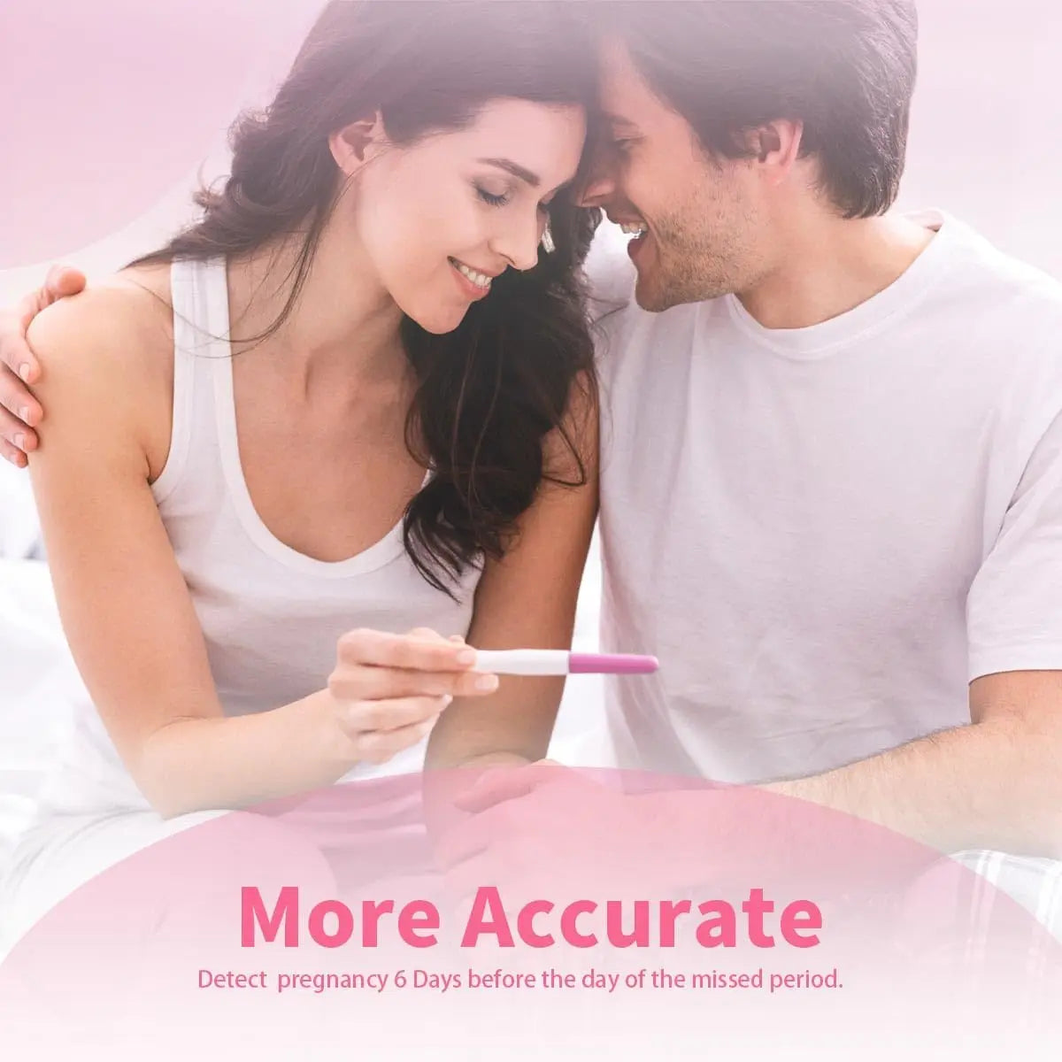 5 Pregnancy Test Sticks – hCG Midstream Tests, Over 99% Accurate, High Sensitivity, Powered by Premom Ovulation
