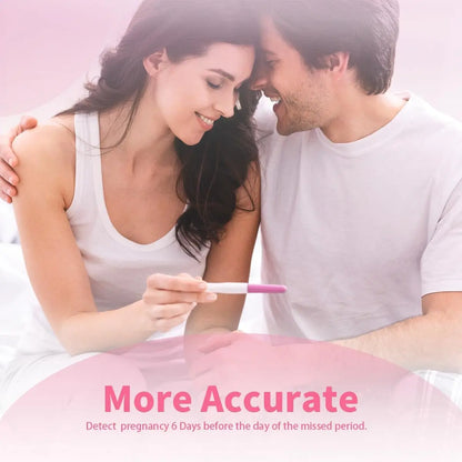 5 Pregnancy Test Sticks – hCG Midstream Tests, Over 99% Accurate, High Sensitivity, Powered by Premom Ovulation