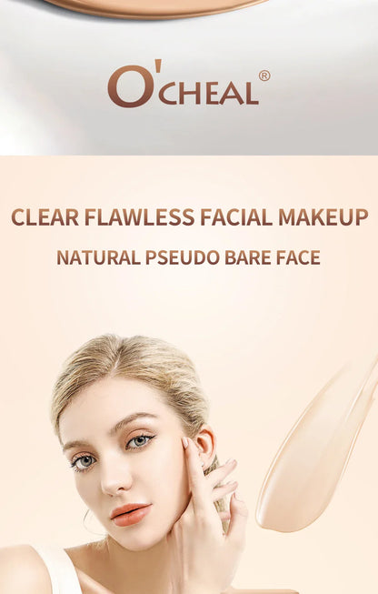 Ocheal Face Foundation Contour Stick – Long-Wear Lightweight Concealer & Blemish Brightening Makeup