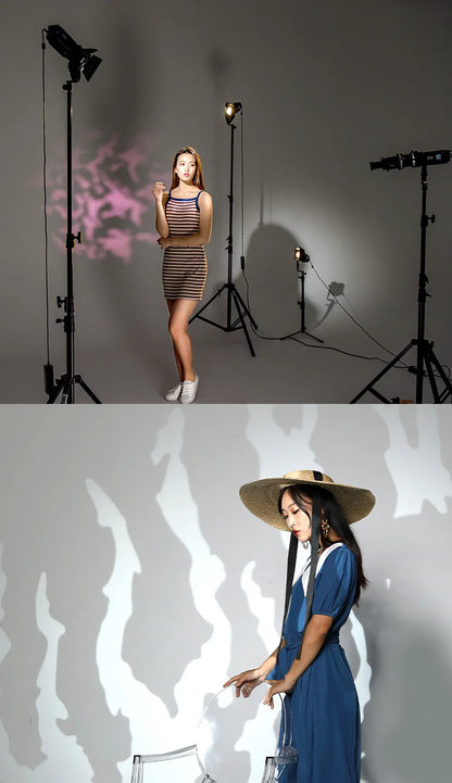 SOONPHO OT1 Graphic Cards – Optical Condenser Background Projection DIY Shade for Godox LED Lights