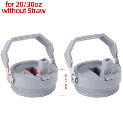 1/2PCS Sealing Bottle Covers for Stanley 20/30/40oz – Spill-Proof Flip Straw Lid Replacement for Tumbler Cups
