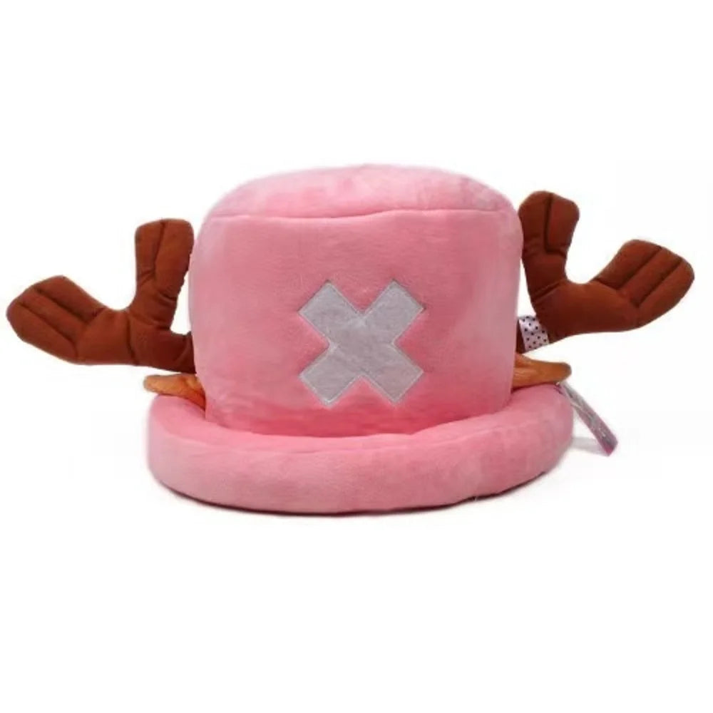 Anime Tony Tony Chopper Plush Hat – Unisex Trafalgar Cap for Cosplay, Outdoor & Party Accessories