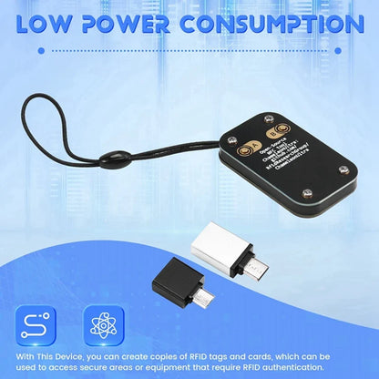 Chameleon Ultra Contactless Smart Card Emulator – RFID Smart Chip Reader + 3x CUID/UID Keychains, NFC Compliant