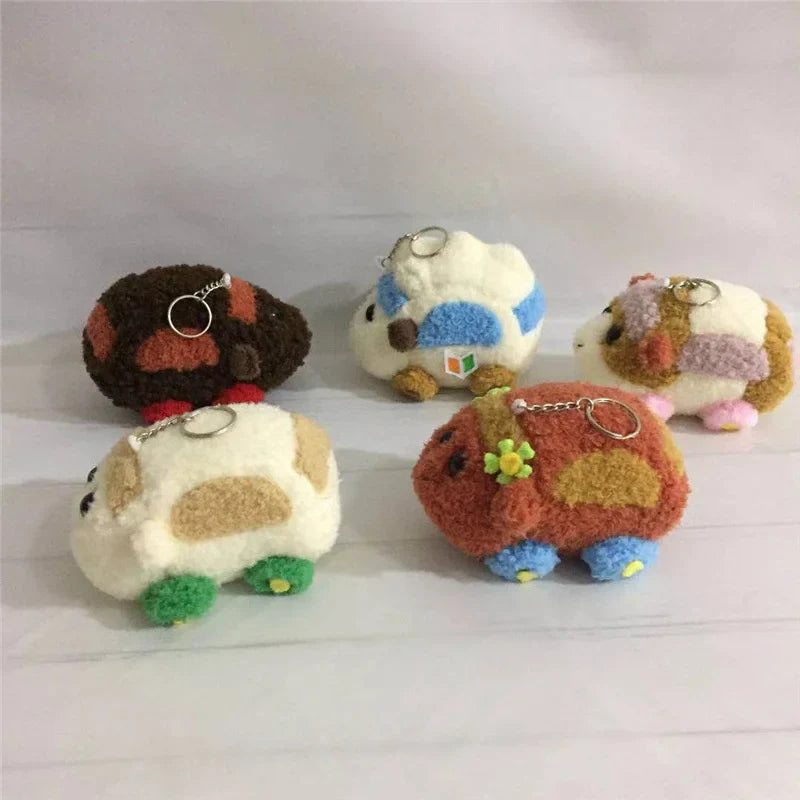 Cute PUI PUI Plush Toy Keychain – Anime Guinea Pig Stuffed Bag Pendant Birthday Gift