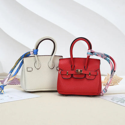Mini Bag Keychain Pendant — Small Earphone Case & Accessory for H Family, Decorative Gift