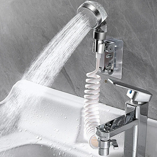 Handheld Shower Faucet Set – Spray Tap Attachment with Hose & Sink Sprayer for Bathroom Use