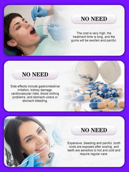 Gum Repair Whitening Toothpaste - Plaque & Caries Removal, Fresh Breath, Deep Cleaning & Stain Protection Oral Care Toothpaste