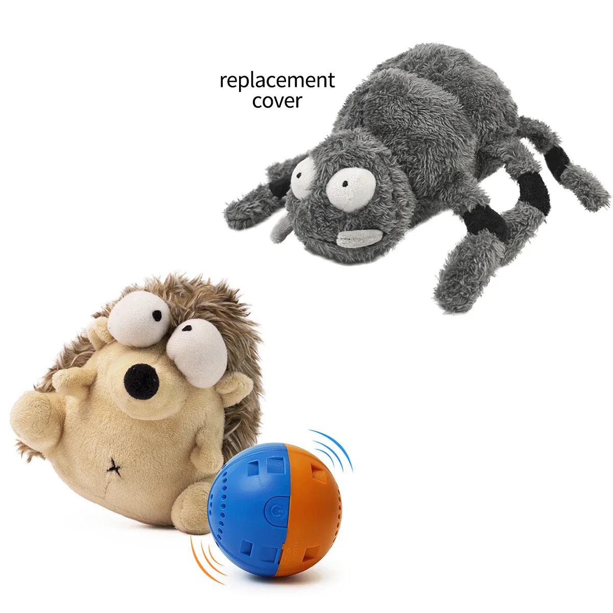 Interactive Plush Dog Toy – Dancing, Chew & Fetch Ball for Small Puppies